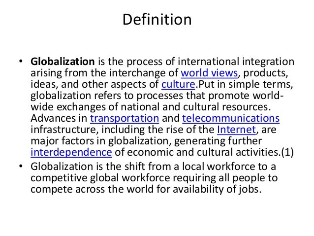 impact of internet on globalization pdf