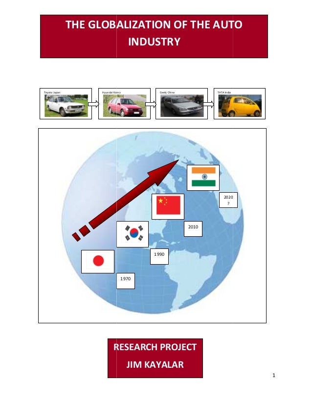 The Globalization of the Auto Industry
