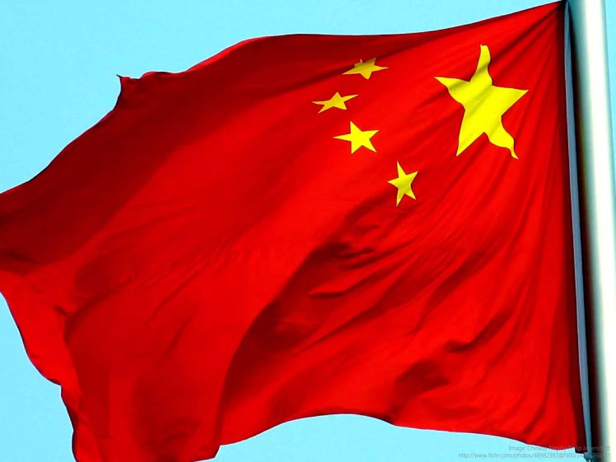 Image: Chinese Flag by Philip Jägenstedt
http://www.flickr.com/photos/48982392@N00/2489526032/
 