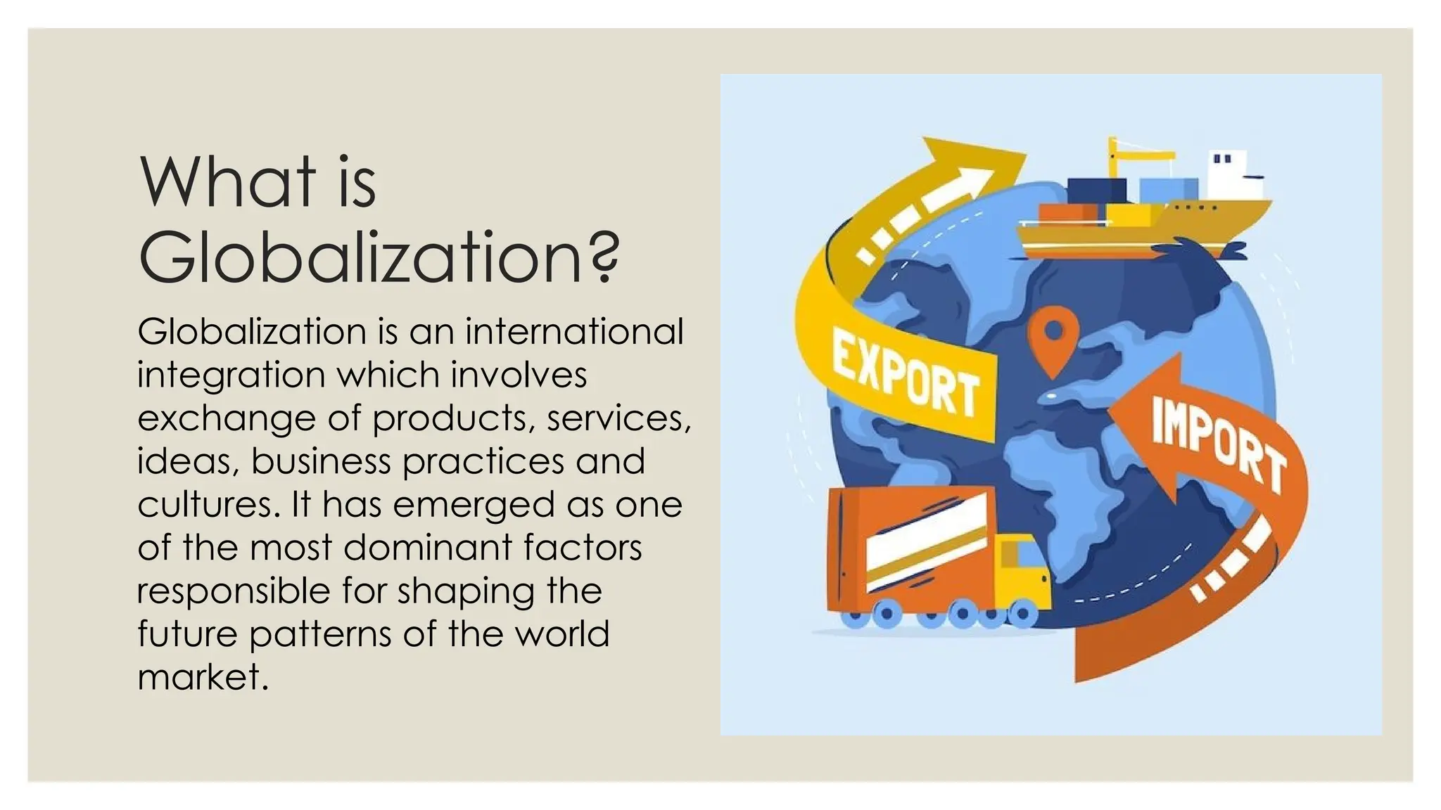 The presentation on issues of Globalization | PPTX