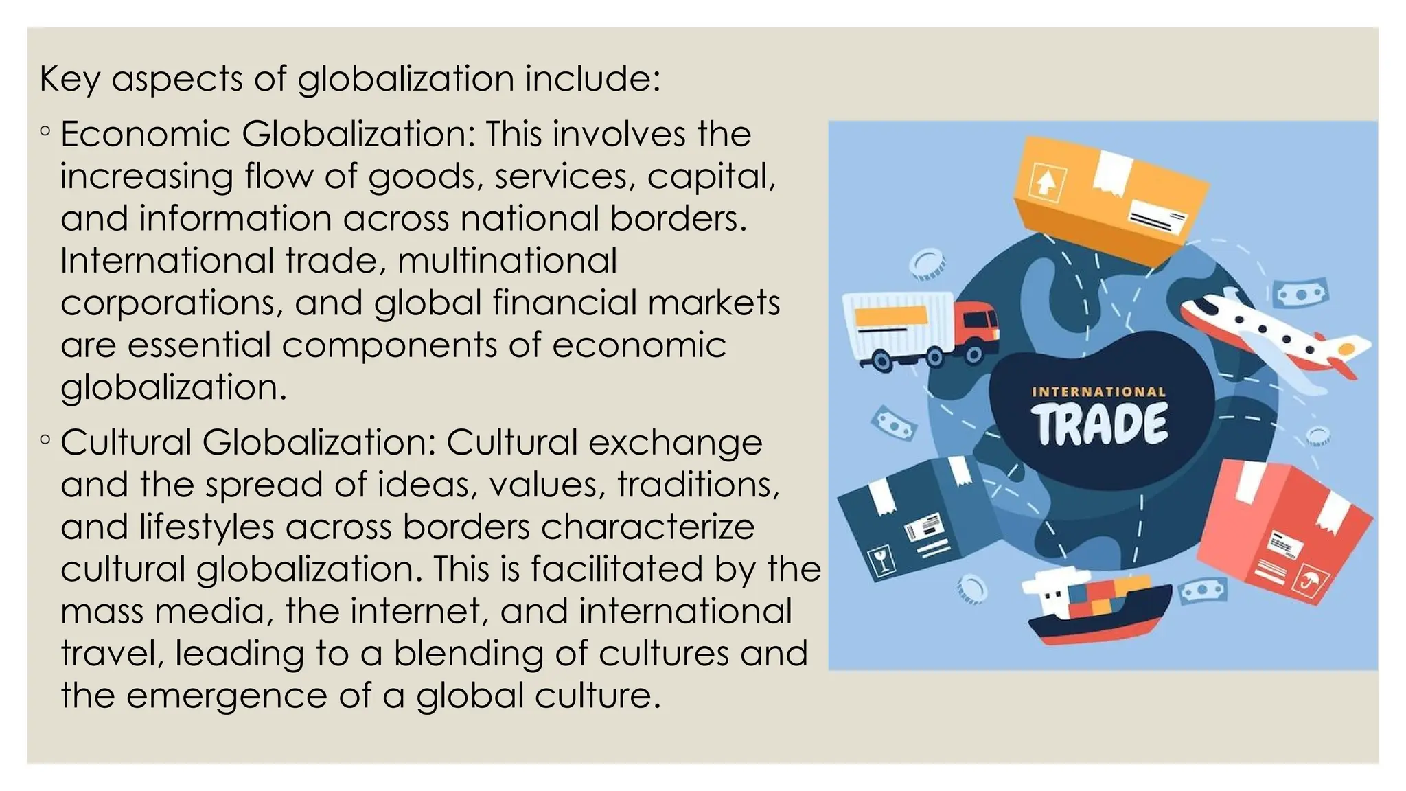 The presentation on issues of Globalization | PPTX