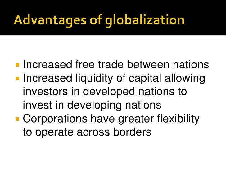 disadvantages of globalisation for developing countries