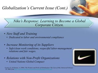 Globalization’s Current Issue (Cont.)