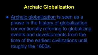 Globalization project | PPTX
