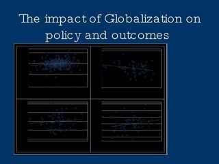 The impact of Globalization on policy and outcomes   