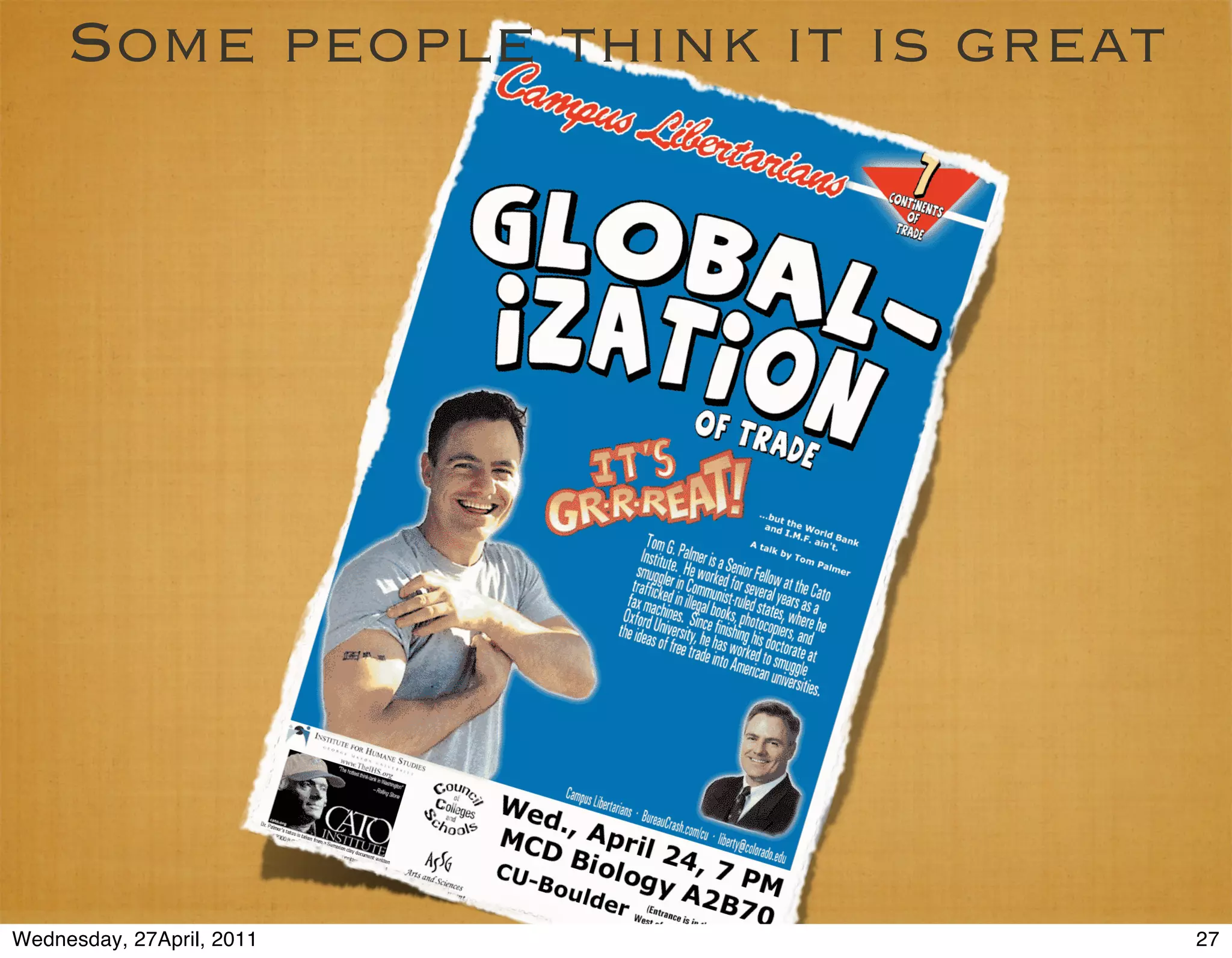 Some people think it is great




Wednesday, 27April, 2011             27
 