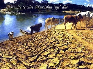 Lumenjte te cilet dikur ishin “uje” dhe burim jete ... 