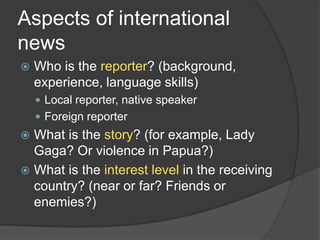 Global Journalism | PPTX