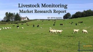 Livestock Monitoring
Market Research Report
Q1 2019 Update
 