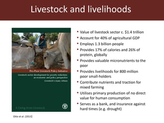 The global livestock sector: Trends, drivers and implications for society, health and the environment