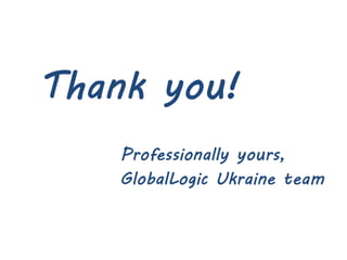 Introducing GlobalLogic (company presentation)