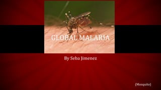 By Seba Jimenez
GLOBAL MALARIA
(Mosquito)
 