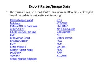 Global mapper tutorial Jimma University Ethiopia | PPT