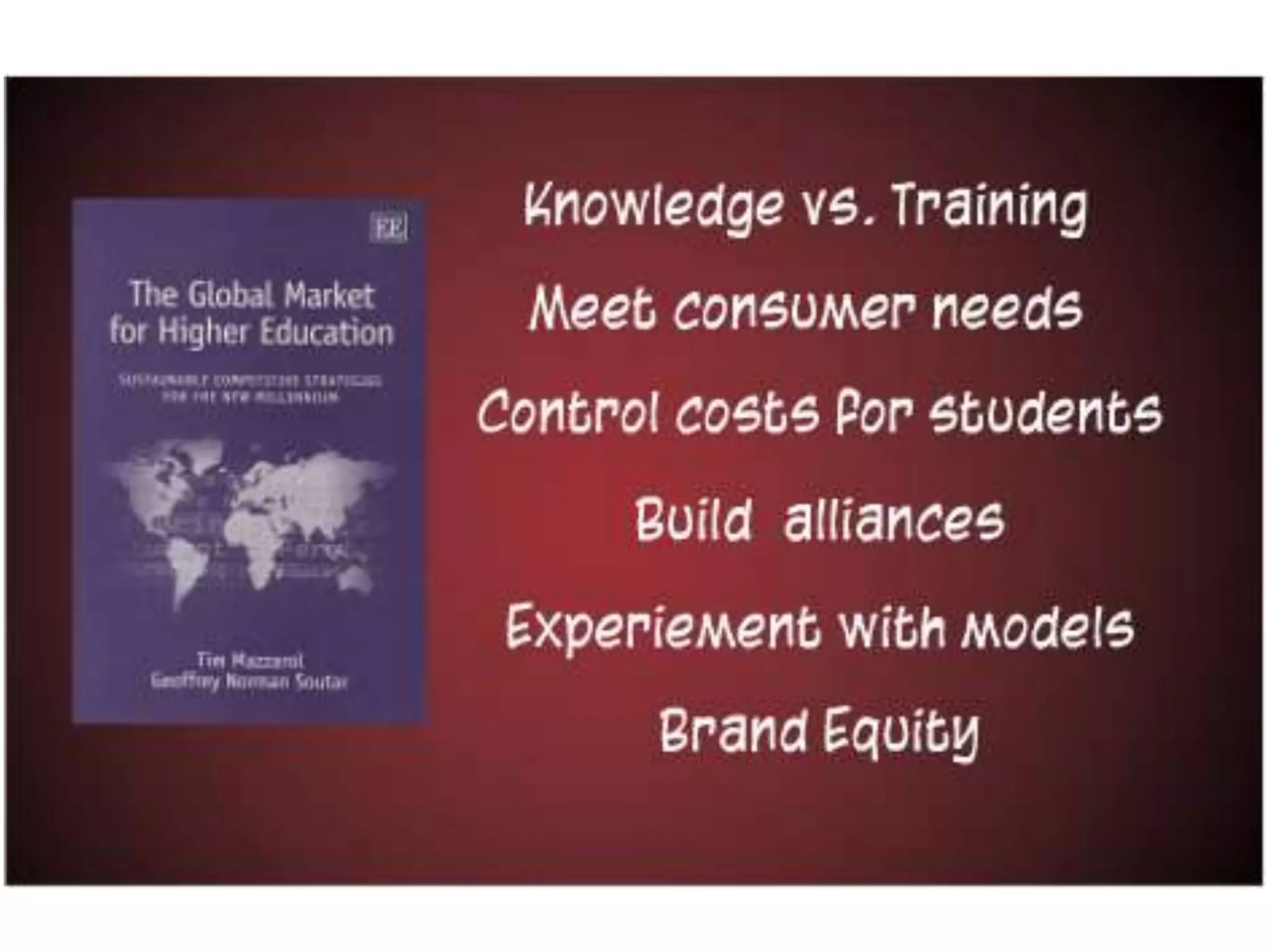 Global Marketing in HE