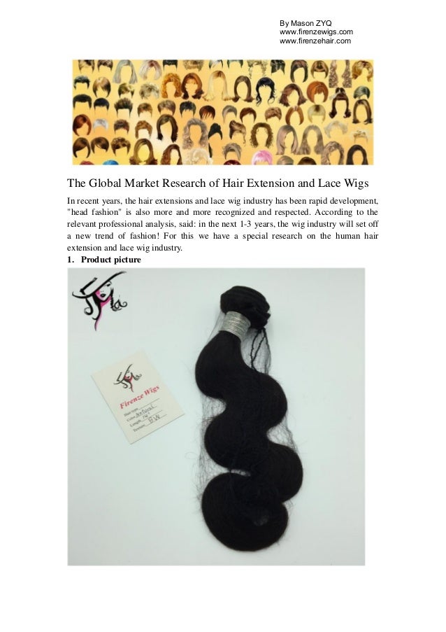 Global market research of hair extensions and lace wig