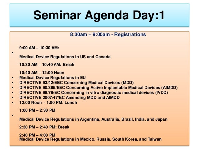 Global Medical Device Regulations US, EU, Canada