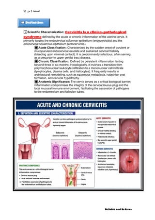 Comprehensive Overview of Acute and Chronic Cervicitis: Pathophysiology ...