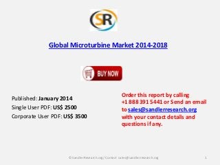 Global Microturbine Market 2014-2018

Published: January 2014
Single User PDF: US$ 2500
Corporate User PDF: US$ 3500

Order this report by calling
+1 888 391 5441 or Send an email
to sales@sandlerresearch.org
with your contact details and
questions if any.

© SandlerResearch.org/ Contact sales@sandlerresearch.org

1

 