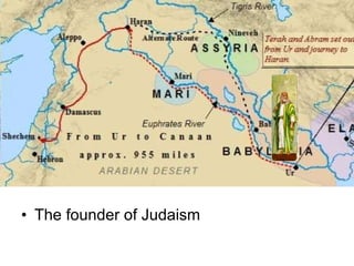 The founder of Judaism 