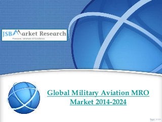 Global Military Aviation MRO
Market 2014-2024
 