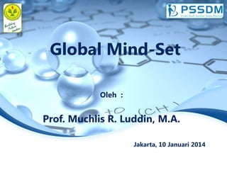 Global Mind-Set
Oleh :

Prof. Muchlis R. Luddin, M.A.
Jakarta, 10 Januari 2014

 