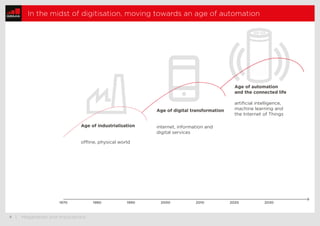  4	 | Megatrends and implications
In the midst of digitisation, moving towards an age of automation
Age of industrialisati...