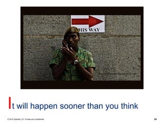Courtesy Ramesh Ramakrishnan Iyer




It will happen sooner than you think
© 2010 Deloitte LLP. Private and confidential                                       34
 