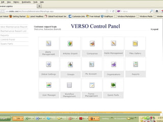 VERSO Control Panel
 