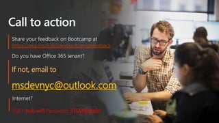 Global Office 365 Developer Bootcamp - Closing Remarks