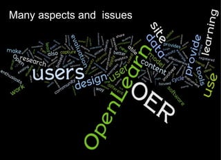 Designs Many aspects and   issues 