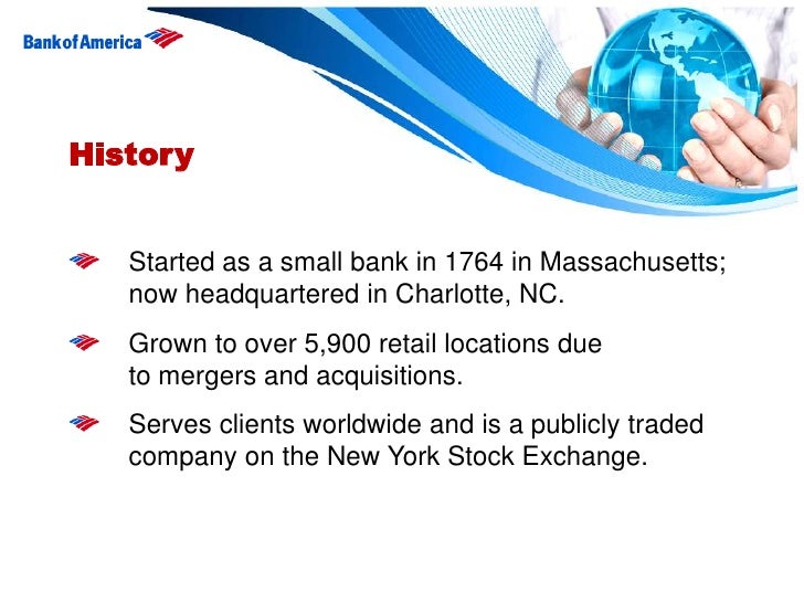 Global Operations Of Bank Of America March 2011