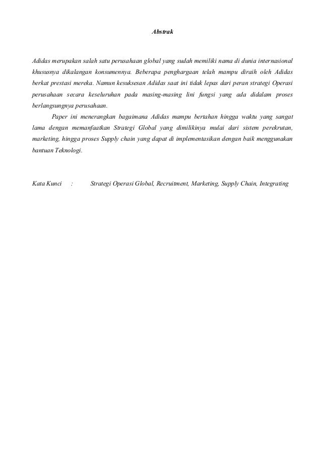 Global Operations Adidas