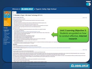 Unit 2 Learning Objective 3:
Students are guided on how
to conduct effective, Internet
research.
 