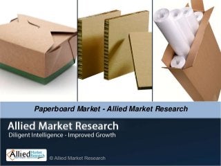 Paperboard Market - Allied Market Research
 