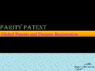 Global Patents and Designs Registration

 