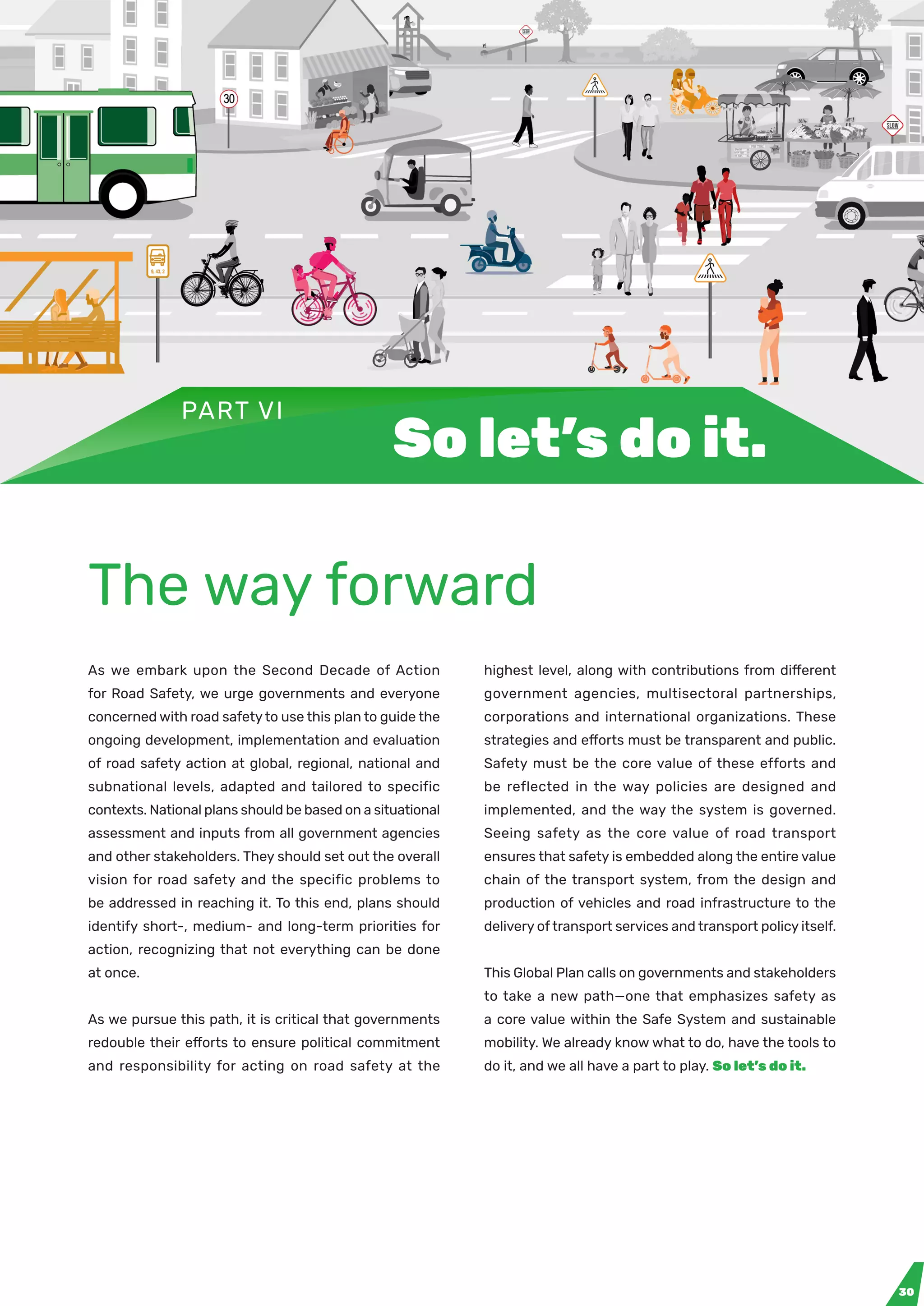 Global Plan for Road Safety ( 2021-2030) | PDF