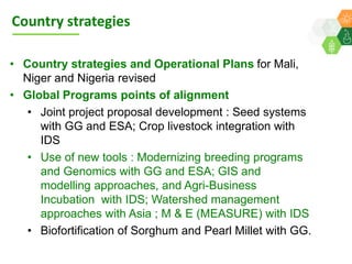 ICRISAT Global Planning Meeting 2019: Research Program - West and Central Africa by Ramadjita Tabo and team
