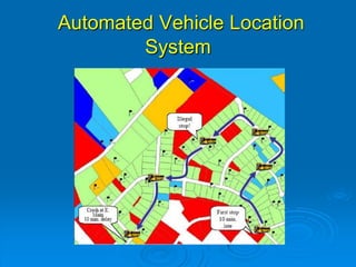 Automated Vehicle Location
System
 