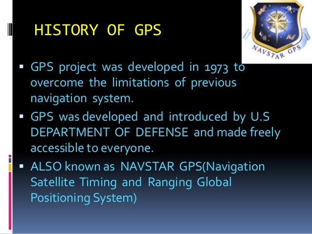 history of gps