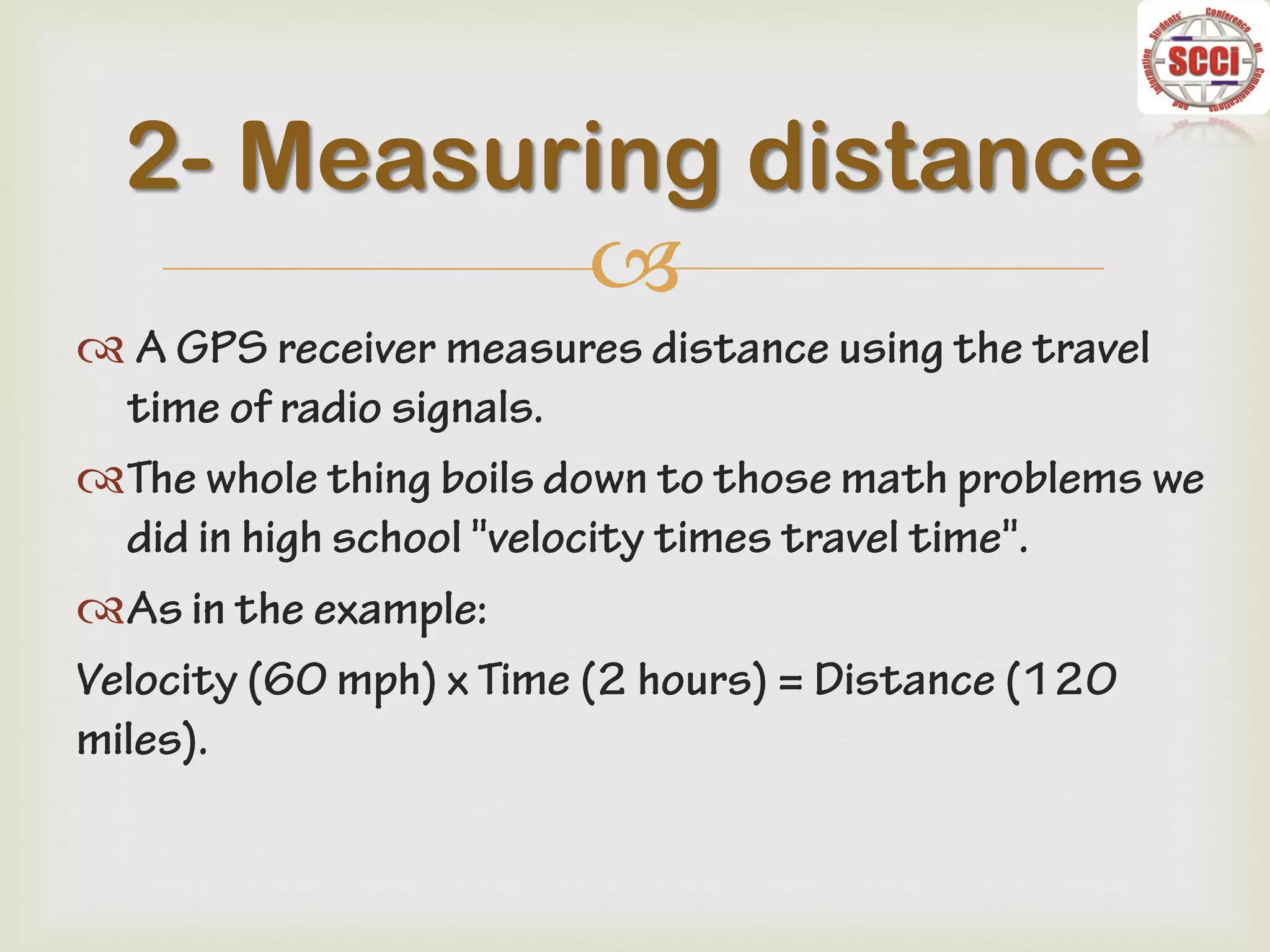 
2- Measuring distance