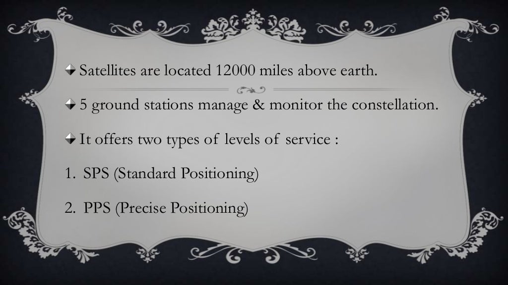Global positioning system ppt