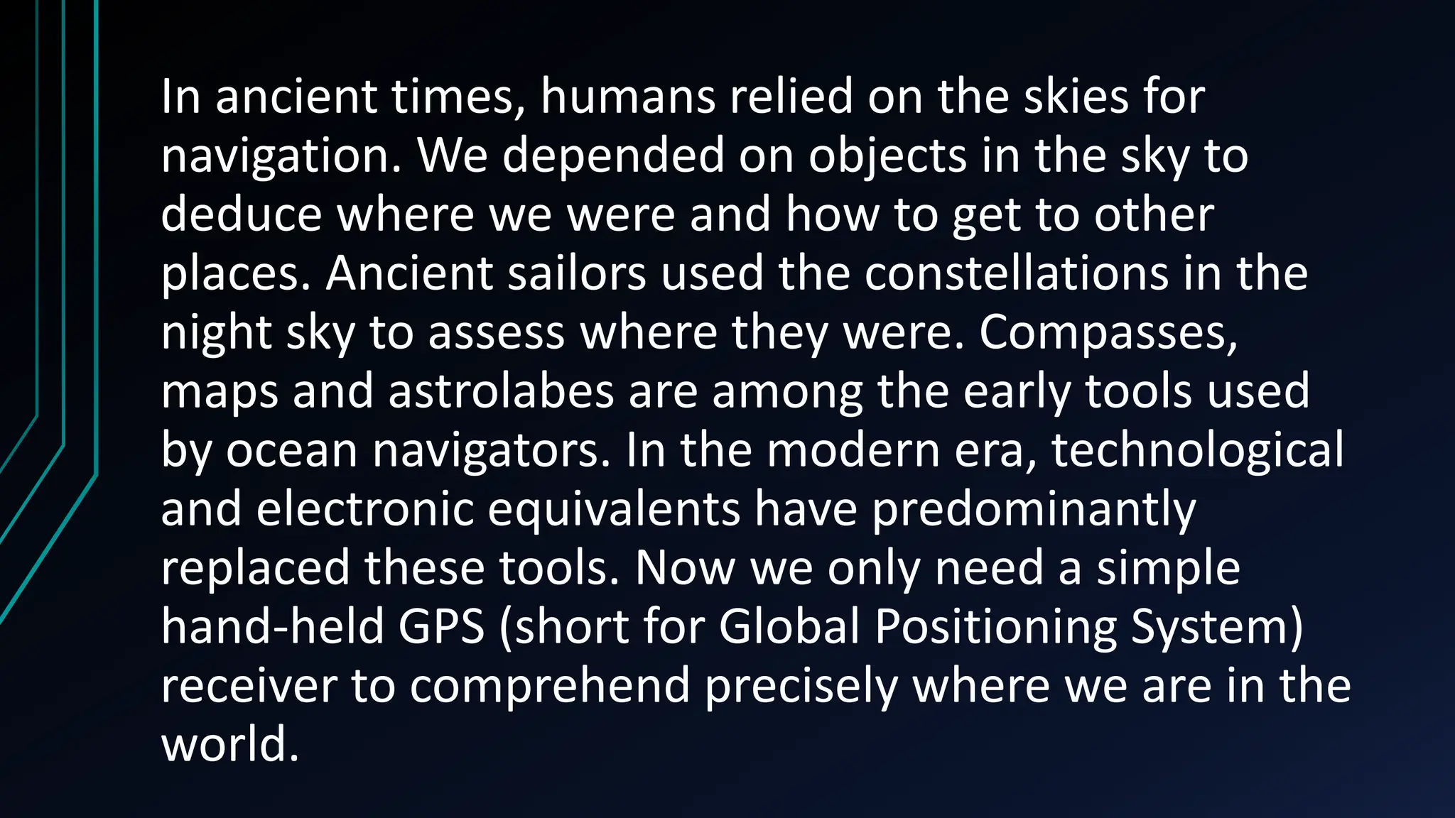 Global Positioning System Ppt Finale Pptx