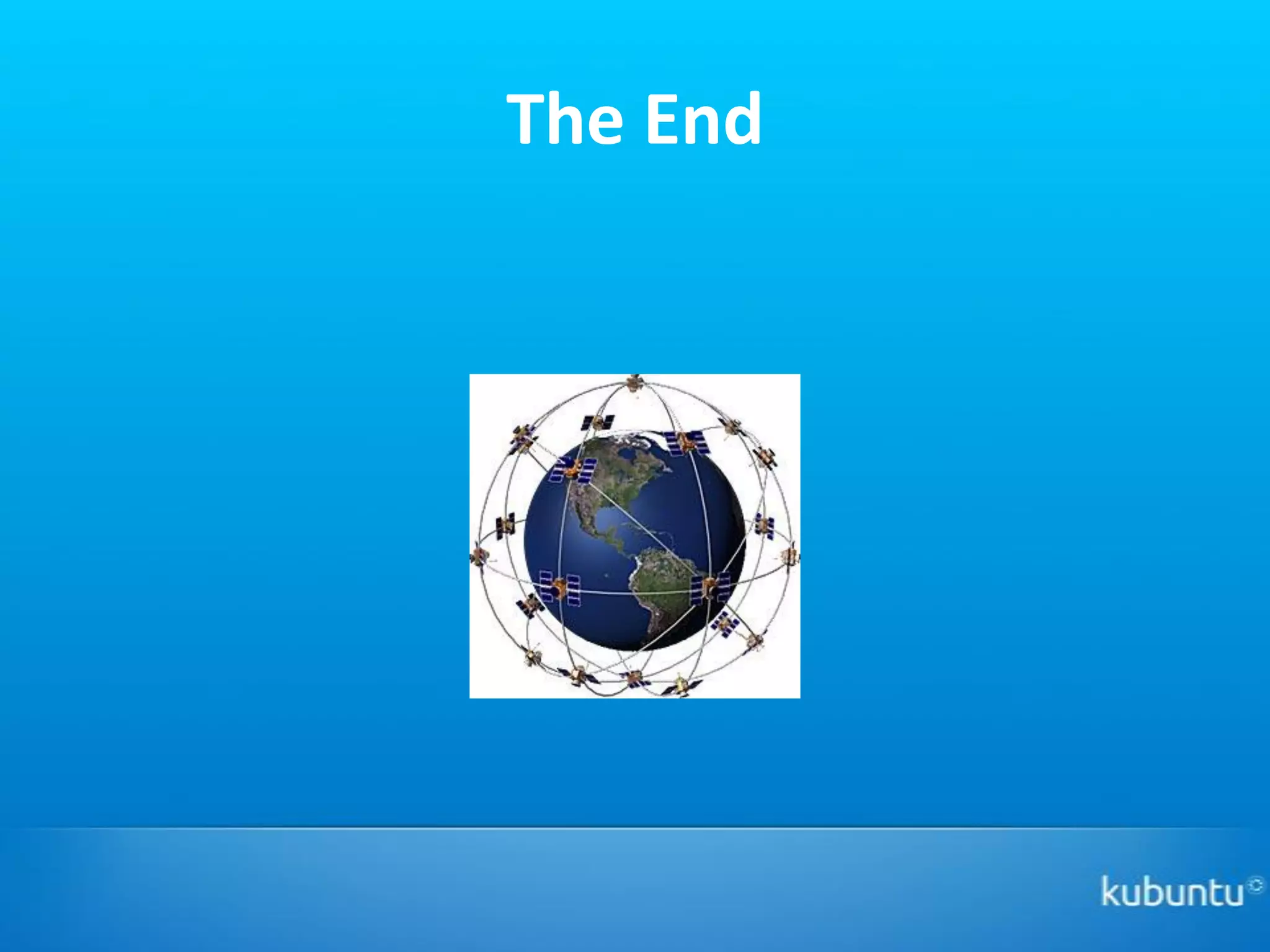 The End
 