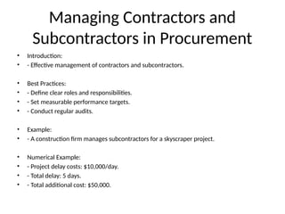 Subcontractor Roles Global_Procurement_Management Strategies.pptx