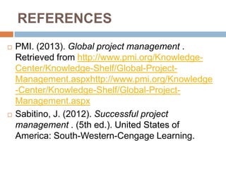 Global project management | PPTX