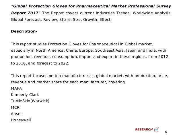 global protection gloves for pharmaceutical market professional surve