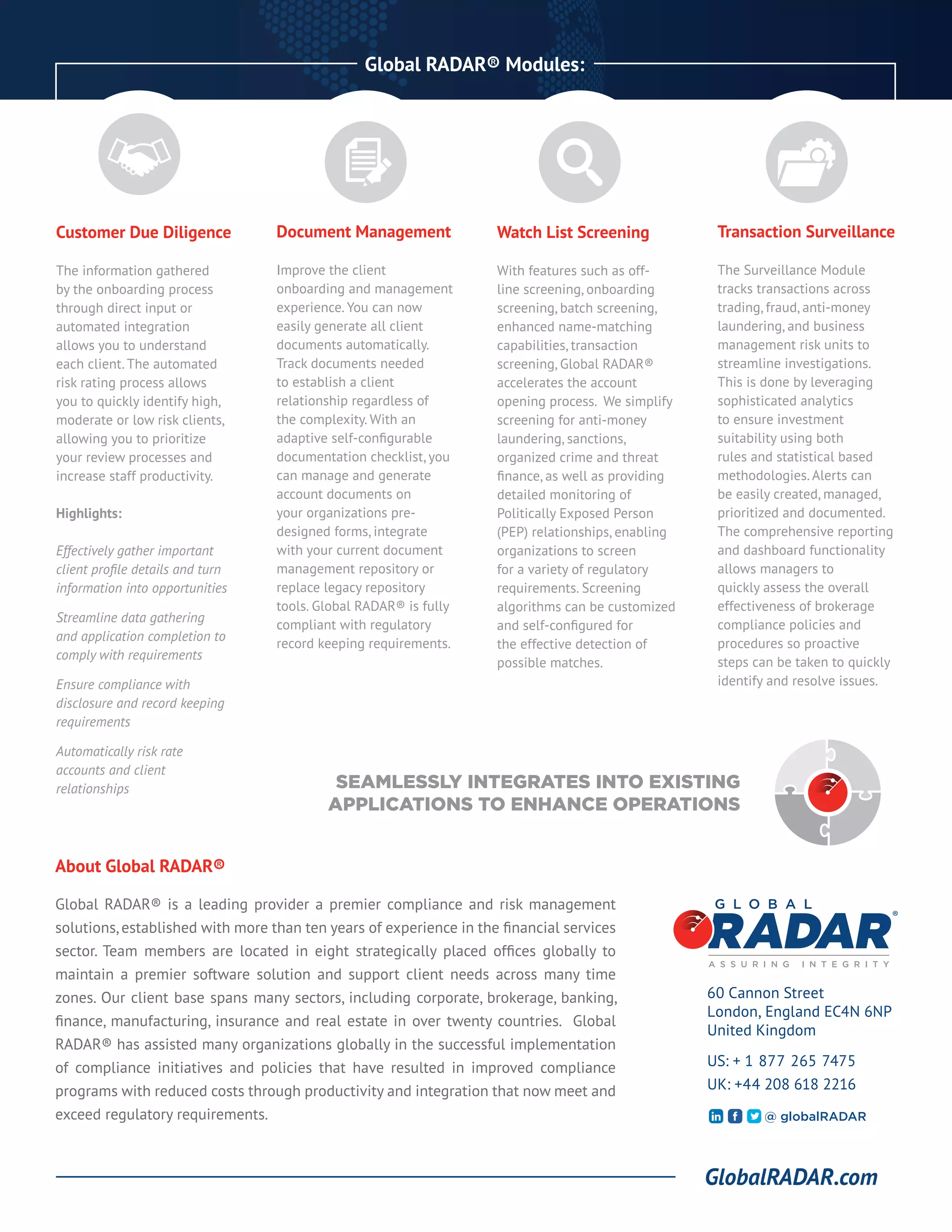 Radar Risk Modelling Global radar global-risk-management-solution | PDF | Financial Industry ...