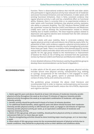 Global recommendations on physical activity for health | PDF