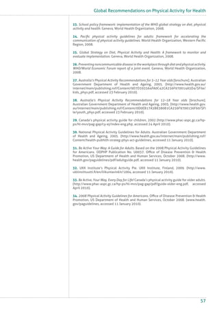 Global recommendations on physical activity for health | PDF