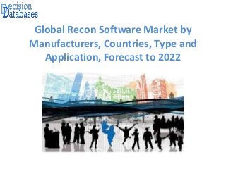 Global Recon Software Market by
Manufacturers, Countries, Type and
Application, Forecast to 2022
 